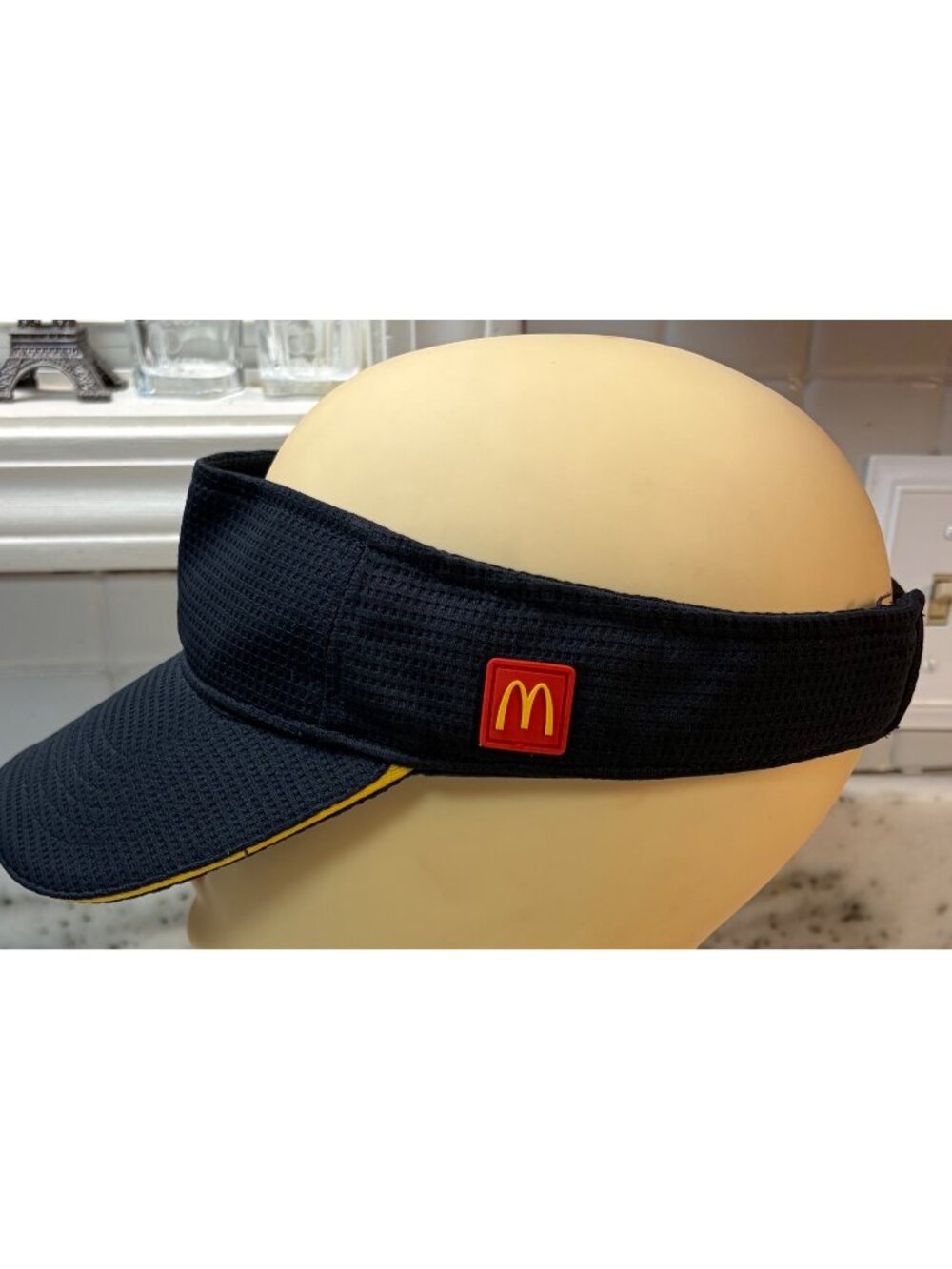 McDONALDS VISOR Adult STRAPBACK One Size HAT CAP Employee Uniform Crew